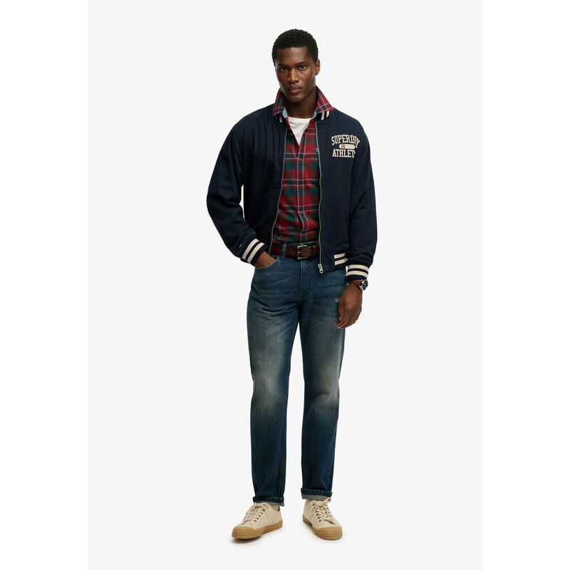Superdry Twill Varsity Bomber Jacket image number 3